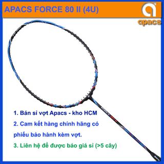 Vợt cầu lông Apacs Force 80 II (4U) hàng chính hãng, giá bán buôn đại lý giá sỉ