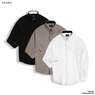 ÁO SƠ MI TAY DÀI AKUBA 01M0348