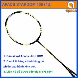 Vợt cầu lông Apacs Stardom 100 (4U) hàng chính hãng, giá bán buôn đại lý giá sỉ