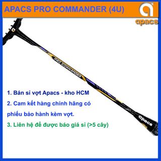 Vợt cầu lông Apacs Pro Commander (4U) hàng chính hãng, giá bán buôn đại lý giá sỉ