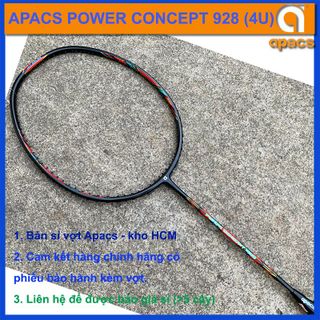 Vợt cầu lông Apacs Power Concept 928 (4U) hàng chính hãng, giá bán buôn đại lý giá sỉ