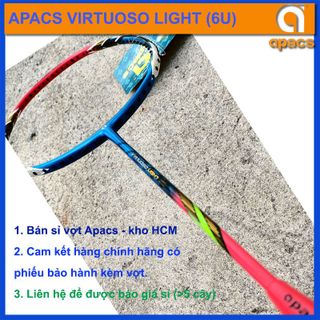 Vợt cầu lông Apacs Virtuoso Light (6U) hàng chính hãng, giá bán buôn đại lý giá sỉ