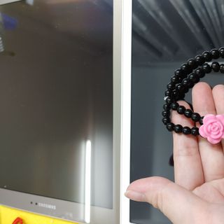 Vòng đeo tay Chuỗi đá đen 2 tầng rất đẹp