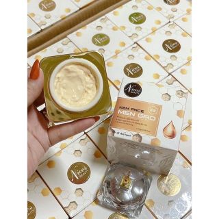 Kem face men gạo Nicos dưỡng trắng da mặt mờ thâm sạm nám tàn nhang se khít lỗ chân lông