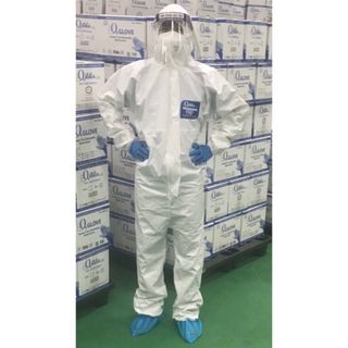 [Chuẩn Bộ y tế, FDA, CE] Trang phục bảo hộ y tế cấp độ 3 vải Laminate (7 món), Bộ đồ phòng dịch, phòng độc