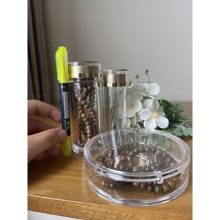 Hộp tròn đựng trang sức vòng tay mica trong suốt cao cấp