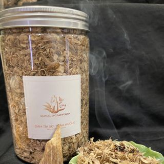 [100g] Dăm tỉa (sợi) trầm hương xông nhà tẩy uế, thưởng trầm, tập yoga - 100% tự nhiên, mùi thơm dịu ngọt gỗ trầm hương