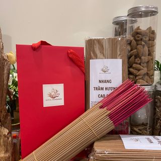 [0,5 kg] Nhang/ hương tăm Trầm hương NHỊ PHẨM thành phần tự nhiên thơm nhiều giá sỉ cao 30-40 cm