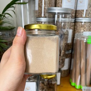 [Hộp 50g] Bột trầm hương nguyên chất từ tốc kiến xí + vụn trầm (xay nhuyễn mịn) thưởng trầm, xông nhà, làm nhang