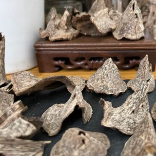 [Mắc tử trầm - hiếm có] Giác trầm hương xông đốt dáng đảo, mắc tử - trầm thiên nhiên rất thơm hiếm có hộp 25g 50g