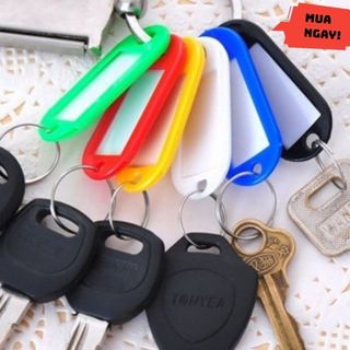MÓC KHÓA THẺ GHI CHÚ HÀNH LÝ, ĐÁNH DẤU CHÌA KHÓA, THẺ TÊN NAME TAG GHI THÔNG TIN