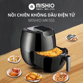 Nồi chiên không dầu điện tử Mishio MK165 5.5L – Màu đen giá sỉ
