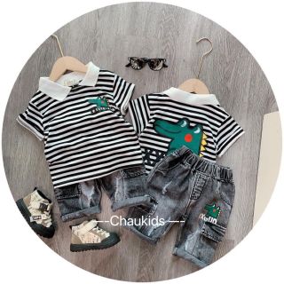 Set bộ quần bò áo phông