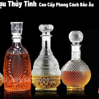 Bình đựng rượu cao cấp phong cách Bắc Âu, mã 02, dung tích 960ml