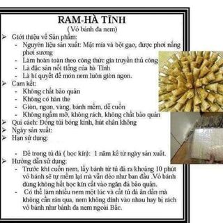 Bánh ram thủ công phơi sương đặc biệt