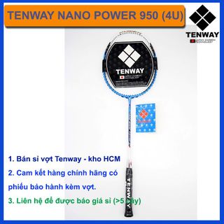 Vợt cầu lông Tenway Nano Power 950 (4U) hàng chính hãng, giá bán buôn đại lý