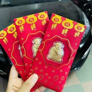 Lì xì thần tài may mắn