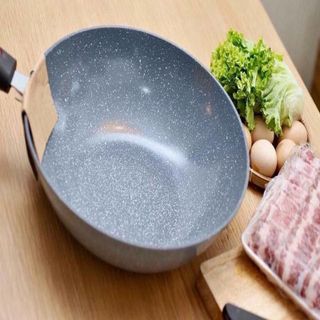 CHẢO ĐÁ HOA CƯƠNG SÂU LÒNG 30CM