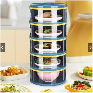 LỒNG BÀN 5 TẦNG LẮP RÁP MÀU XANH