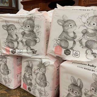 Bỉm Momo Rabbit Nội Địa Hàn Quốc, Mềm Mại, Mỏng Nhẹ Đủ Size S36/M32/L30/xl28/L28/xl22/xxl18 Cho Bé 6-25kg giá sỉ