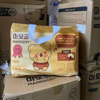 Tã/ Bỉm MAMOGOM hữu cơ cao cấp công nghệ Hàn Quốc siêu thấm hút dán/ quần đủ size S62/M52/M48/L44/XL40/XXL38