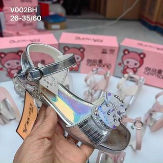 Sandal trẻ em kiểu dáng công chúa đính nơ đẹp V002