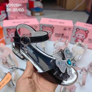 Sandal trẻ em kiểu dáng công chúa đính nơ đẹp V002