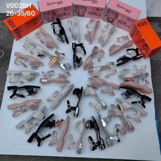 Sandal trẻ em kiểu dáng công chúa đính nơ đẹp V002