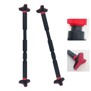 Thanh tập xà đơn treo tường gắn cửa cao cấp có chốt chống xoay tùy chỉnh từ 72 - 140cm phù hợp tập thể thao tại nhà