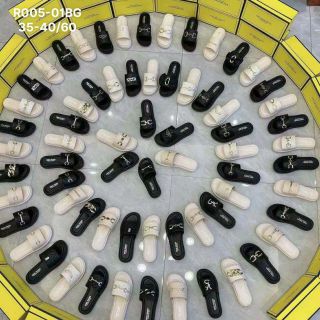 Dép nữ quai ngang da mềm R005