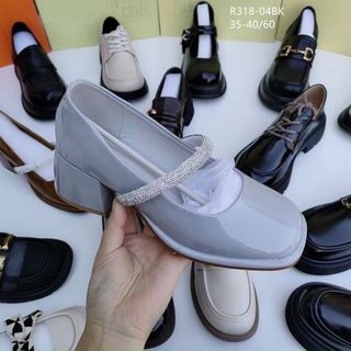 Giày lười nữ chất da mềm sang chảnh R318
