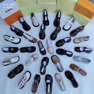 Giày lười nữ chất da mềm sang chảnh R318