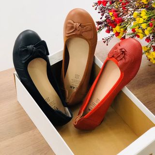 Giày búp bê da thật HHH01