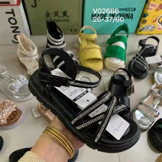 Sandal trẻ em quai ngang dán êm chânV022