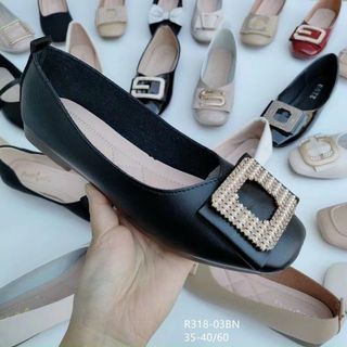 Giày búp bê nữ da mềm giá xưởng R318