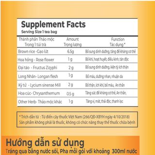 🍵 TRÀ GẠO LỨT DƯỠNG NHAN YOKO