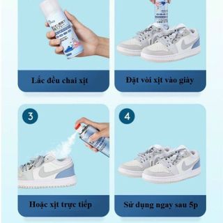 Chai xịt lưu hương - khử mùi giày - diệt khuẩn 24h