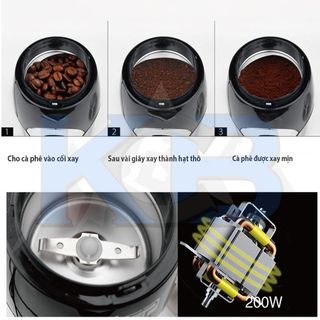 Máy Xay Cà Phê Đa Năng RAF R7124