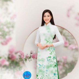 ÁO DÀI 3D HỌA TIẾT HOA NHÍ 33494