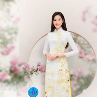 ÁO DÀI 3D HỌA TIẾT HOA NHÍ 33494