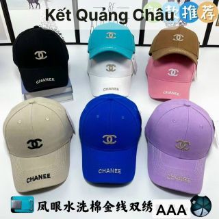 Mũ lưỡi trai có chữ x kim loại QC