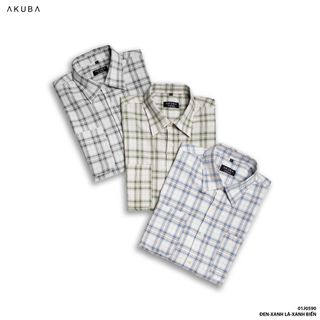 ÁO SƠ MI TAY DÀI CARO AKUBA 01J0590