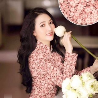 ÁO DÀI 3D HỌA TIẾT HOA NHÍ 9043