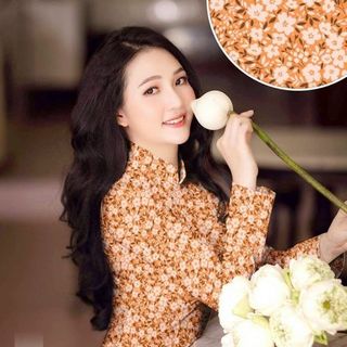 ÁO DÀI 3D HỌA TIẾT HOA NHÍ 9043