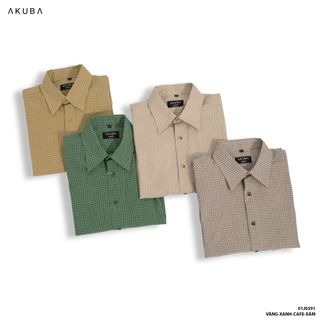 ÁO SƠ MI TAY NGẮN AKUBA 01J0591
