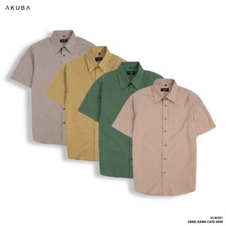 ÁO SƠ MI TAY NGẮN AKUBA 01J0591