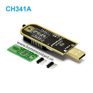 Mạch Nạp Rom Flash Bios Eeprom USB CH341A (Hỗ trợ Router Wifi, máy tính PC)