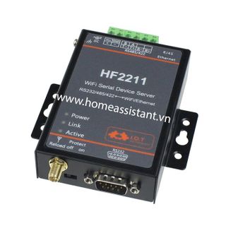 Bộ Định Tuyến Wifi Ethernet RS232 RS485 RS422 Modbus Elfin HF2211 (Hỗ trợ HomeAssistant) PLC giá sỉ
