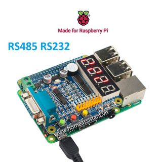 Bo Mạch Mở Rộng Modbus RS485 RS232 UART Cho Raspberry Pi GPIO-485 (Hỗ trợ HomeAssistant)