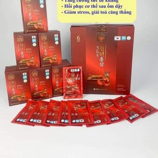 NƯỚC UỐNG HỒNG SÂM NHƯNG HƯƠU HANG QUỐC THÙNG 20 GÓI